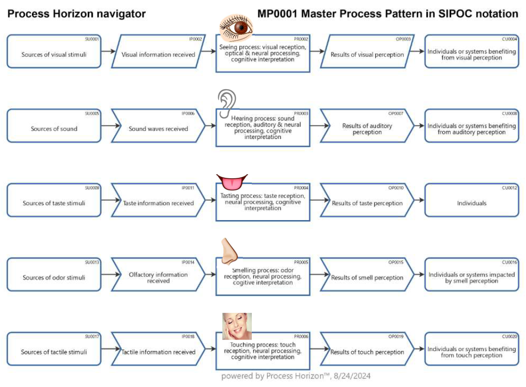 Master Process Pattern in SIPOC notation